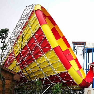 Blaues großes Harz Tornado-Wasserrutsche-Spiele Ashland/DSM für Wasser-Park