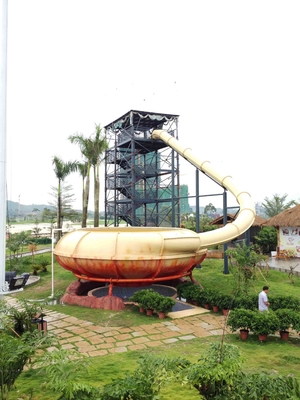 Raum-Schüssel-Wasserrutsche-Fiberglas-Wasser-Park-Ausrüstungen für Erwachsen-Aqua-Park