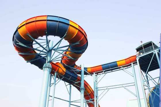 Galvanisiertes Kohlenstoffstahl Aqua schiebt für waterpark Projekt, Poolwasserrutsche