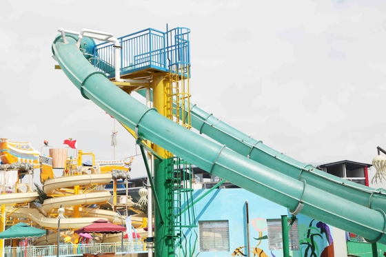 ExcitingLoopBody-Dia-Aqua-Park-Fiberglas-Wasserrutsche, Plattform-Höhe 16m