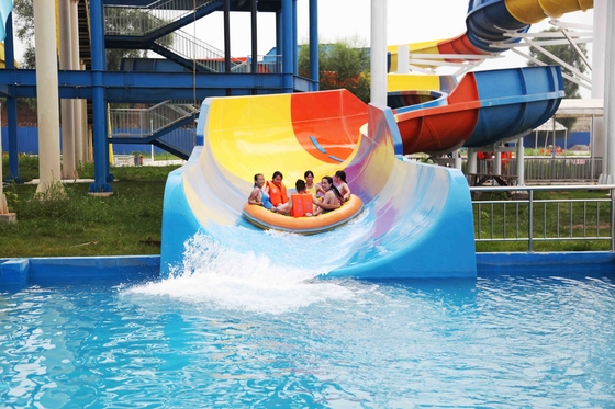 Galvanisierte Wutanfall-Kohlenstoffstahl-Aqua-Park-Ausrüstung schiebt für Abenteuer-Wasser-Park