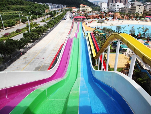 Fiberglas-kundenspezifische Wasserrutsche, Hochgeschwindigkeitswasserrutsche-Wasser-Park-Ausrüstung