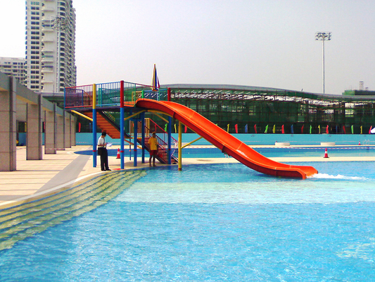 Die Wasserrutsche-Fiberglas-Pool-Dia der Spaß-Kinder für Wasser-Park-Ausrüstung im Freien
