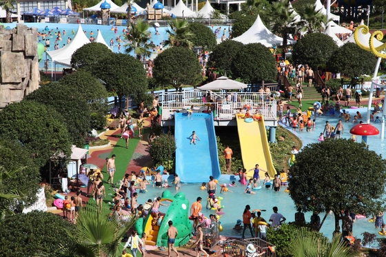 Sicherheits-fertigte dynamische Wasser-Welt Wasser-Park-Projekt-/Thema-Aqua-Park besonders an