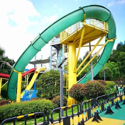 Aufregende Aqua LoopBody-Dia-Aqua-Park-Fiberglas-Wasserrutsche, Plattform-Höhe 16m