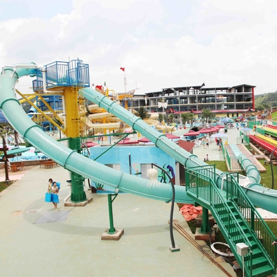 ExcitingLoopBody-Dia-Aqua-Park-Fiberglas-Wasserrutsche, Plattform-Höhe 16m