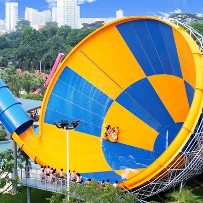 Lustige riesige Fiberglas-Wasserrutsche, Supertornado-Wasserrutsche 720rider/H Capicity