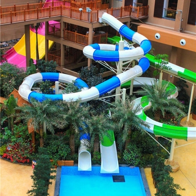 304 Breite Soem der Edelstahl-Schrauben-Fiberglas-Wasserrutsche-1m für Wasser-Park