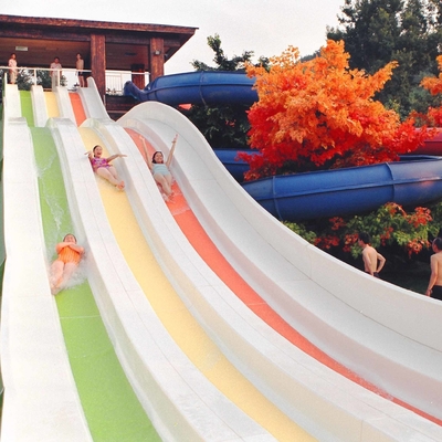Erwachsenes Wasser-parken Plastikfiberglas-Wasserrutsche 120 m-³/h für Abenteuer-Wasser