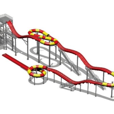 Starke QC-Team-Unterhaltung Aquapark-Wasser-Drache-Wasser-Achterbahn für Wasser-Park