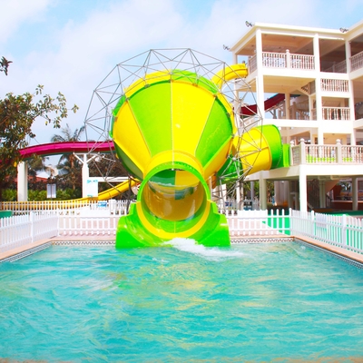 Innenwasser-Spiel-kleines Dia Comercial/kleine Tornado-Wasserrutsche der Wasser-Park-Fahrt100m3/hr
