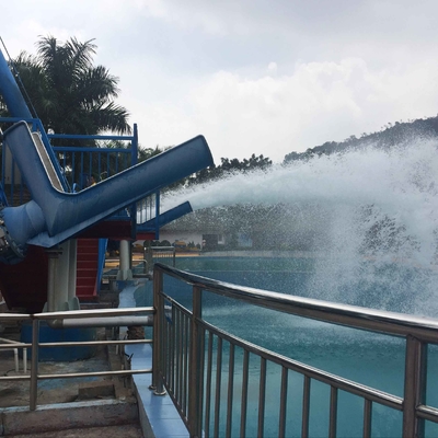 Kommerzielle lustige Plattform-Höhe des freien Falls der Wasserrutsche-1.2m für Wasser-Freizeitparks