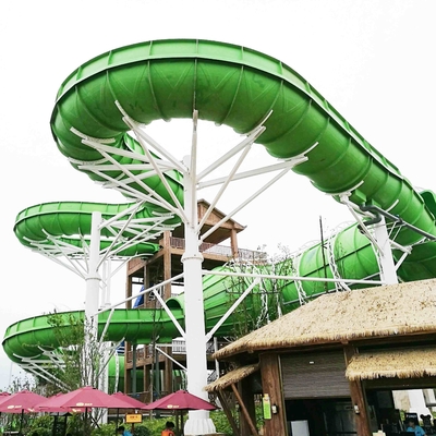 Handelsanakonda-Fiberglas-Wasserrutsche für Abenteuer-Unterhaltung Waterpark