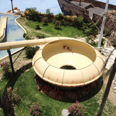 Kundengebundene aufregende Aqua-Park-Fiberglas-Wasserrutsche/Körper-Dia für Wasser-Spaß