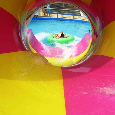 Superplattform-Höhe der tornado-Fiberglas-Wasserrutsche-14.6m für themenorientierten Wasser-Park