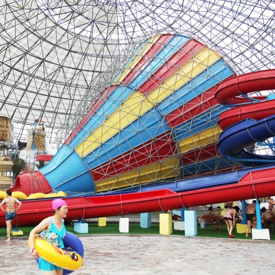 Plattform-Höhe der Fiberglas-Pool-Dia-Supertornado-Wasserrutsche-14.6m