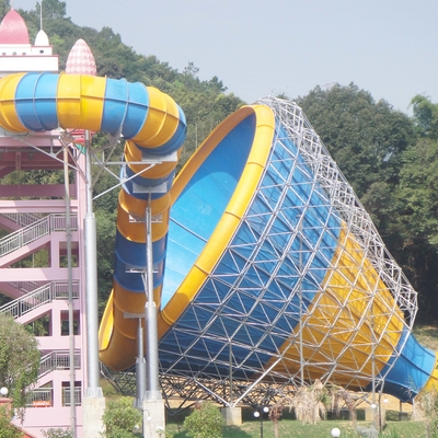 FRP-Aqua-Park-Ausrüstung für Erwachsenen, kundengebundenes Tornado-Dia/Fiberglas-Wasserrutsche