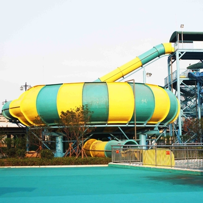 16m Plattform-Spaß-Aqua-Park-Fiberglas-Wasserrutsche-riesige Raum-Wasserrutsche