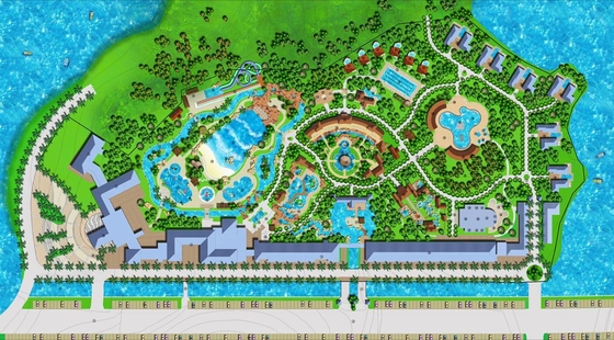 Unterhaltungs-Wasser-Park-Begriffsentwurf/Berufsdesignteam für Wasser-Park