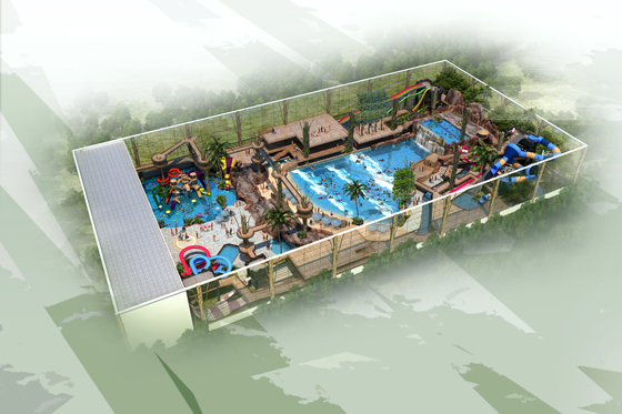 Wasser-Park-Begriffsentwurf/kundengebundener Wasser-Park/Berufswasser-Park konstruiert Team
