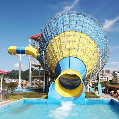 Galvanisiertes Kohlenstoffstahl-Tornado-Dia für Aqua-Park-/Fiberglas-Wasser-Park-Ausrüstung
