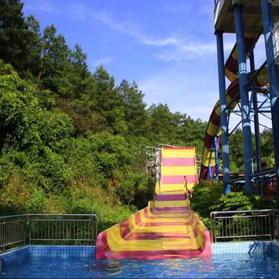 304 Plattform-Höhe der Edelstahl-Fiberglas-Wasserrutsche-hohen Kapazitäts-13m/Aqua-Park
