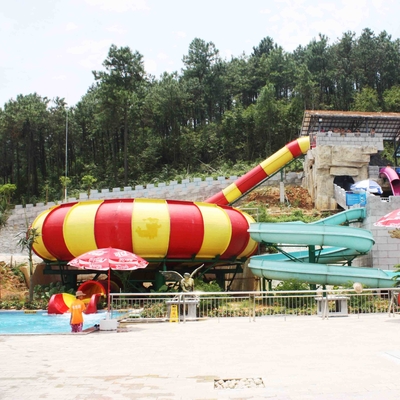 Hohe Kapazitäts-Aqua-Park-Ausrüstungs-Raum-Schüssel-Wasserrutsche mit 720 Reitern/H
