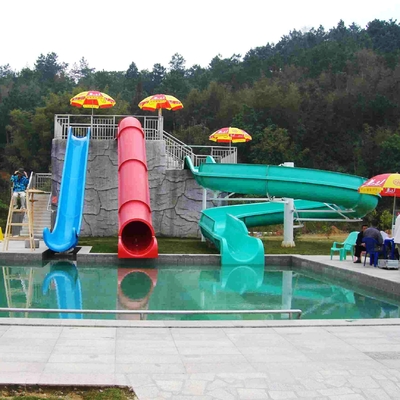 Kundenspezifische Kombinations-Kinderwasserrutsche für Thema-Wasser-Park/Fläche schieben