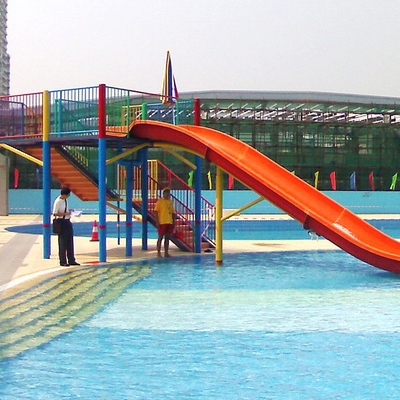 die Wasserrutsche der 2m Höhen-Fiberglas-Kinder, Elternteil - Kinderwasser-Park-Ausrüstungs-Bergrutsch