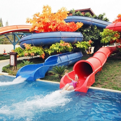 Die Wasserrutsche-buntes Fiberglas-Swimmingpool-Dia der Miniwasser-Park-Kinder