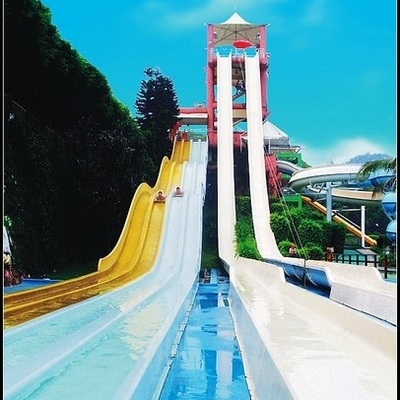 Geschwindigkeits-Rennwertverlust Soems variabler, Wertverlust des freien Falls, Kinder/Erwachsen-Fiberglas-Wasserrutsche