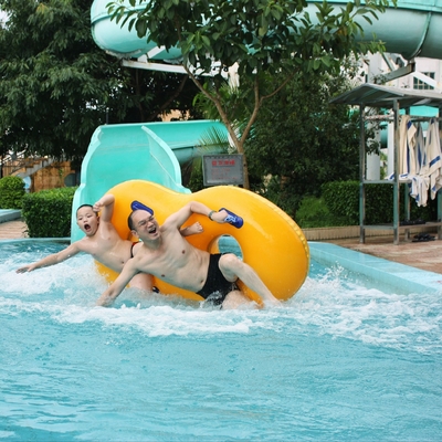 Fiberglas-Geschwindigkeits-Dia, Wasser-Park-Floss-Dia, kundenspezifische Wasserrutsche-Ausrüstung