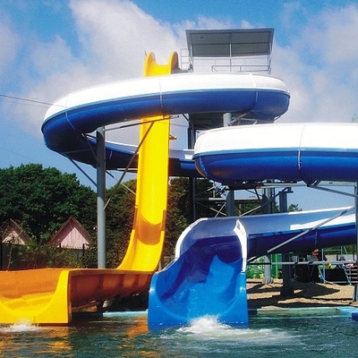 Fiberglas-Geschwindigkeits-Dia, Wasser-Park-Floss-Dia, kundenspezifische Wasserrutsche-Ausrüstung