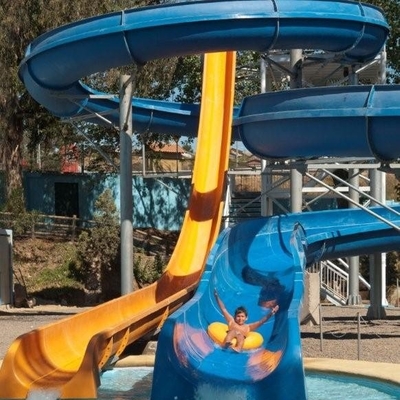 Fiberglas-Geschwindigkeits-Dia, Wasser-Park-Floss-Dia, kundenspezifische Wasserrutsche-Ausrüstung