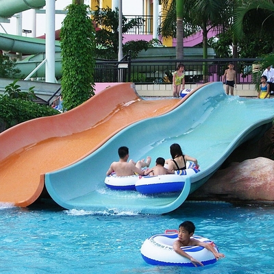 Die Wasserrutsche der Fiberglas-Kinder, Pool-Wasserrutsche im Freien für Kinder mit einer Sicherheits-Höhe