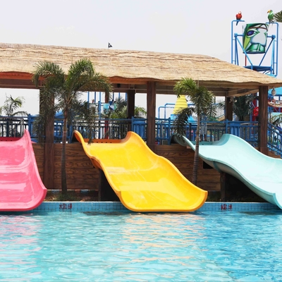 Großes Kindspielplatz-Dia mit Aqua-Spiel, Fiberglas-Wasserrutsche für Kinder