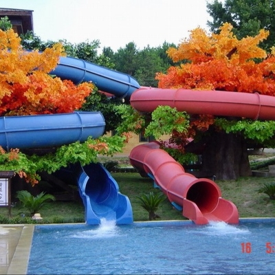 Fiberglas-Wasserrutsche für Swimmingpool-Ausrüstung für Kinderwasser-Spiel für Kinderwasser-Park