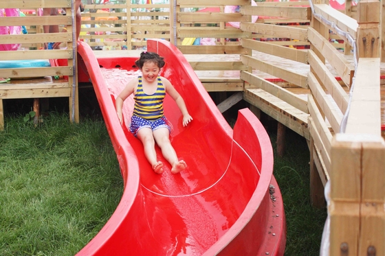 Die Wasserrutsche der Innenfiberglas-Kinder, Handelswasserrutsche besonders angefertigt