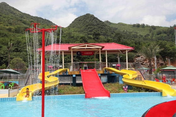 Customiazed scherzt Spaß-Wasserrutsche für Wasser-Park-/Fiberglas-Wasser-Park-Ausrüstung