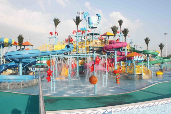 Sommer-Aqua-Park-Spiel-Fiberglas-Wasser-Park-Anziehungskräfte im Freien für Kinder