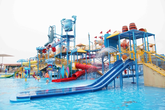 Unterhaltungs-Wasser-Festung mit erwachsenen Wasserrutschen/Kindwaterslide