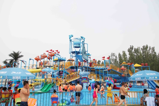 Unterhaltungs-Wasser-Festung mit erwachsenen Wasserrutschen/Kindwaterslide