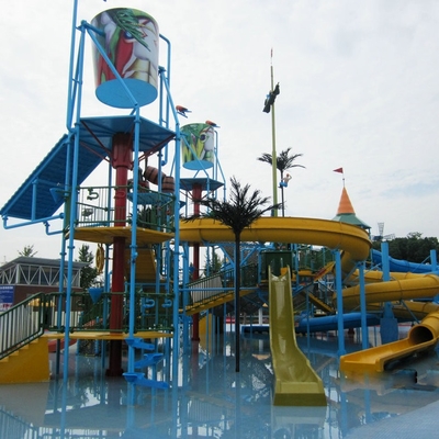 Wasser-Spiel-Spielplatz-Wasser-Park im Freien, großes Wasser-Haus für 100 Reiter Soem