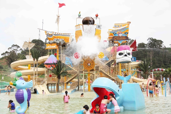 Kundengebundene gigantische Wasser-Haus-Aqua-Sport-Wasser-Park-Vergnügungspark-Ausrüstung
