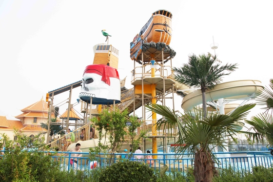 Das Wasser-Park-Fiberglas-Wasserrutsche der kundengebundene Kinder unterhalten für Wasser-Park