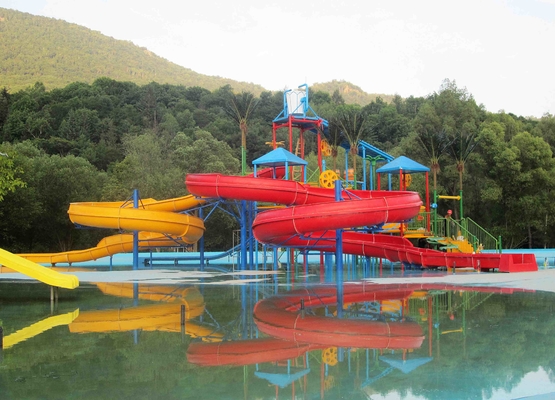 Große Kinderwasser-Spielgeräte/Miniwasser-Haus mit Kindern schieben, 11.5*12.5*6.5m