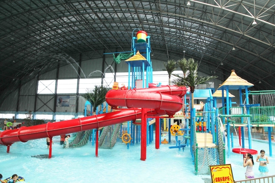 Familien-schiebt Handelsaqua-Spielplatz-Fiberglas für Freizeitpark-Spiele