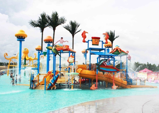 Förderung scherzt Wasserrutsche für Geräteboden-Raum 9.5*6.5m des Kindertummelplatz-/