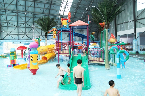 Kundengebundenes im Freien das Wasser-Spielplatz-Wasser-Haus der Innen-/Kinder für Familien-Interaktion