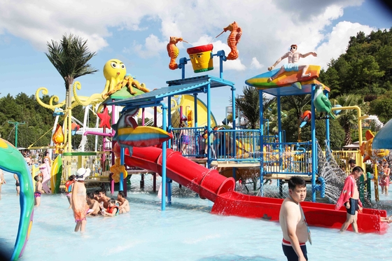 Wässern Sie Spiele für Kinder, Miniwasser-Park mit Kindern schieben (SW-SB)